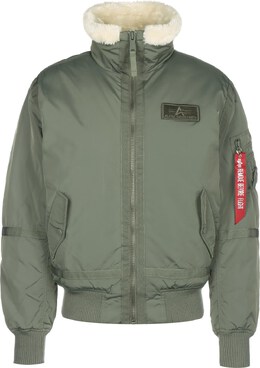 Alpha Industries: Куртка цвета хаки 