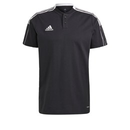 Adidas: Чёрная футболка  Tiro