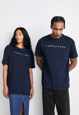 Tommy Jeans: Футболка с принтом 