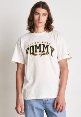 Tommy Jeans: Футболка с принтом