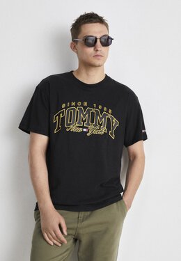 Tommy Jeans: Футболка с принтом