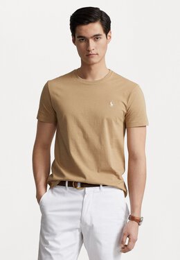 Polo Ralph Lauren: Коричневая футболка 