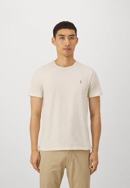 Polo Ralph Lauren: Бежевая футболка 