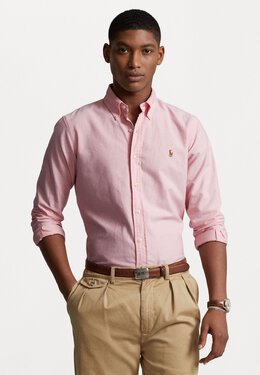 Polo Ralph Lauren: Розовая рубашка 