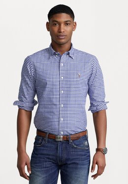 Polo Ralph Lauren: Синяя рубашка 