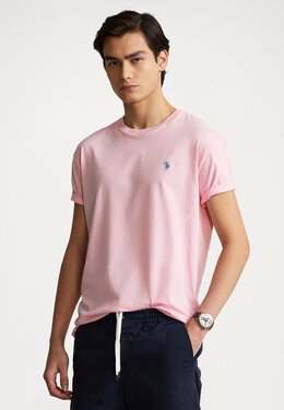 Polo Ralph Lauren: Розовая футболка 