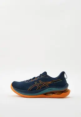 ASICS: Синие кроссовки 