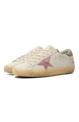 Golden Goose Deluxe Brand: Белые кеды  Superstar