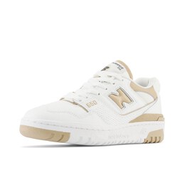 New Balance: Белые кроссовки  550