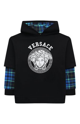 Versace: Хлопковая толстовка 