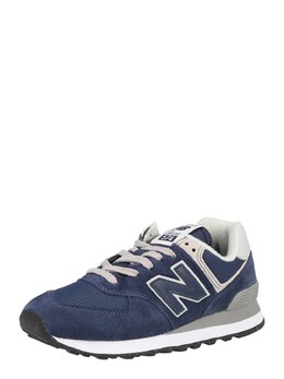 New Balance: Тёмные кроссовки  574