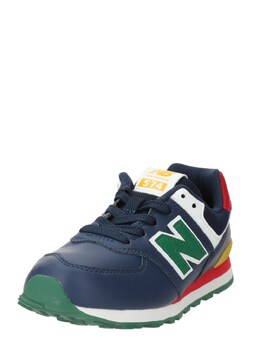 New Balance: Тёмные кроссовки  574