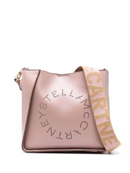 Stella McCartney: Розовая сумка через плечо Stella Logo mini