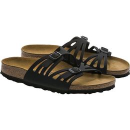 Birkenstock: Чёрные сандалии 