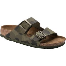 Birkenstock: Сандалии  Birko Flor цвета хаки