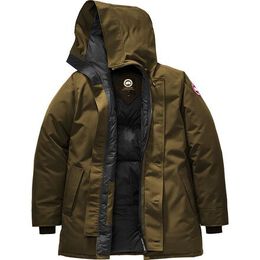 Canada Goose: Зелёный пуховик  Chateau