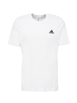 Adidas: Белая футболка  Essentials