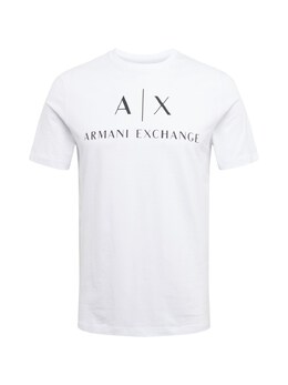 Armani Exchange: Белая футболка 