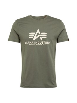 Alpha Industries: Зелёная футболка 