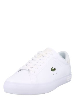 Lacoste: Белые кроссовки 