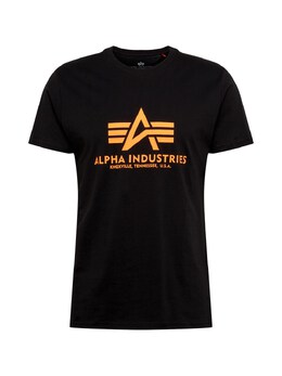 Alpha Industries: Чёрная футболка 