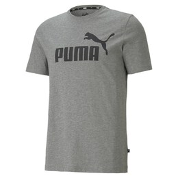 PUMA: Серая футболка  Essentials