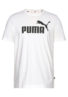 PUMA: Белая футболка  Essentials