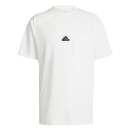Adidas: Белая футболка 