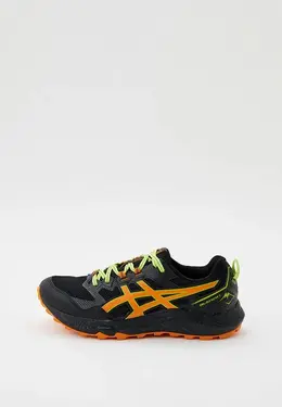 ASICS: Чёрные кроссовки 