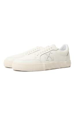 Off-White: Белые кеды  Vulcanized