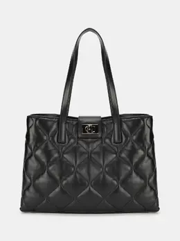 FURLA: Чёрная сумка 