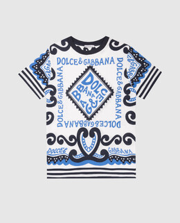 Dolce&Gabbana: Белая футболка 