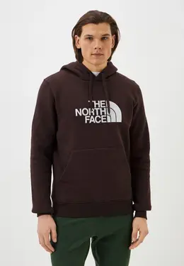 The North Face: Коричневая толстовка 