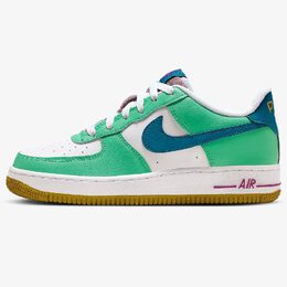 Nike: Зелёные кроссовки  Air Force 1