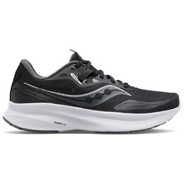 Saucony: Чёрные кроссовки 