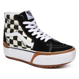 Vans: Чёрные кроссовки  Sk8-Hi