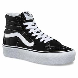 Vans: Чёрные кроссовки  Sk8-Hi