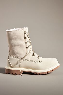 Timberland: Бежевые ботинки