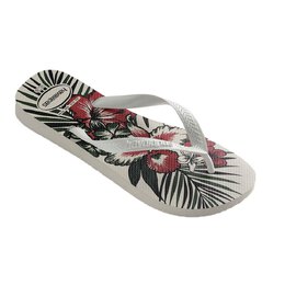 Havaianas: Белые шлёпанцы 