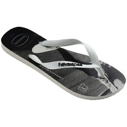 Havaianas: Белые шлёпанцы 