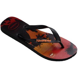 Havaianas: Чёрные шлёпанцы 