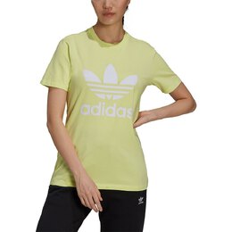 Adidas Originals: Жёлтая футболка  Originals Trefoil