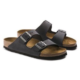 Birkenstock: Чёрные сандалии  Arizona