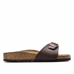 Birkenstock: Коричневые сандалии  Madrid Birko Flor