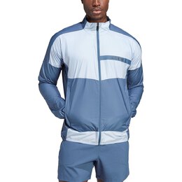 Adidas: Синяя куртка 