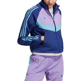 Adidas: Синяя куртка Tiro