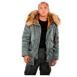 Alpha Industries: Зелёное пальто 