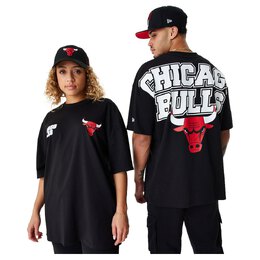 NEW ERA: Чёрная футболка  Chicago Bulls NBA