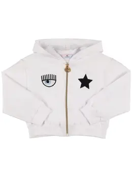 CHIARA FERRAGNI: Хлопковый свитшот Eye Star