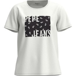 Pepe Jeans: Белая футболка 